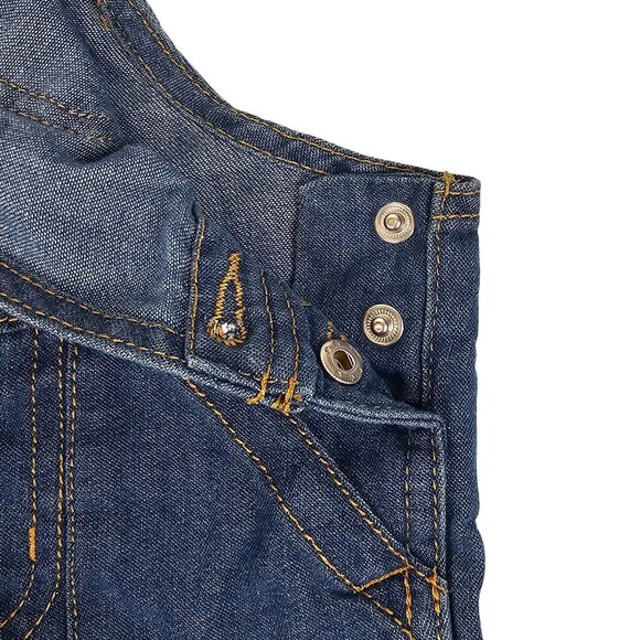 Babies 12M Blue Jean Western Farm Outdoor Cute One Piece Jumper Overalls LEE - Picture 10 of 16